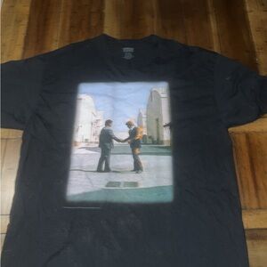 Black Graphic Tee with Unique Design